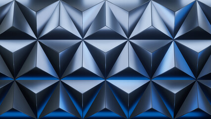 3d Abstract triangle geometric pattern