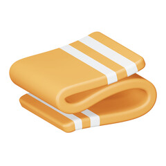Poster - Blanket 3d rendering isometric icon.