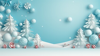 Wall Mural - christmas, celebrate, festive, snowflake, dining, friendship, luxury, seasonal, snow, tradition. christmas is coming to celebrate. snow and snowflake fallen every place of image, pine tree snow night.