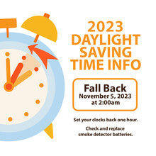 Clock, Daylight, Saving, Time, 2023, 5, Fall, Back, November, One, Hour, Change, Info, Schedule, Switch, Turn, Set, Fall Back, Backward, Ends, Alarm, Banner, Poster, Simple, Orange, Reminder, End, Vec