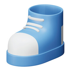 Poster - Shoes 3d rendering isometric icon.