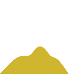 Wall Mural - Golden Mountains Illustration