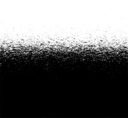 Poster - Stipple dots, gradient grain and noise texture vector illustration. Abstract black and white halftone background with grunge effect of grainy sand pattern, dust dotwork vector Formats 