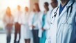 © Evandro - Doctors in front, blurred, doctor's day