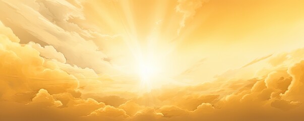 Wall Mural - golden hour. peaceful summer sunset. nature evening beauty. warm sky. dusk delight