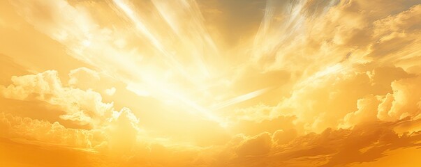 Wall Mural - golden hour. peaceful summer sunset. nature evening beauty. warm sky. dusk delight