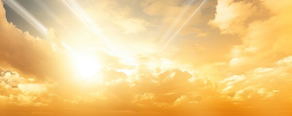 Wall Mural - golden hour. peaceful summer sunset. nature evening beauty. warm sky. dusk delight