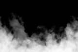 Fototapeta Perspektywa 3d - Biała chmura, dym