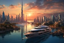 Dubai Marina Cityscape, UAE