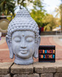 Stronger Together Buddha Head Statue