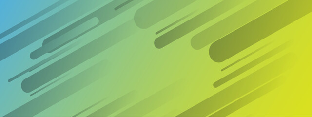Leinwandbilder - Abstract design with geometric shapes - Trendy  gradient dynamic lines background.
