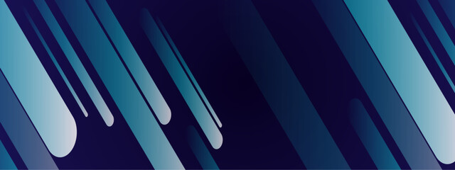 Leinwandbilder - Abstract design with geometric shapes - Trendy  gradient dynamic lines background.
