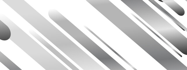 Leinwandbilder - Abstract design with geometric shapes - Trendy  gradient dynamic lines background.
