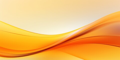 Poster - ellow and Orange Wave Logo Design on Vibrant Yellow Background for Striking Branding