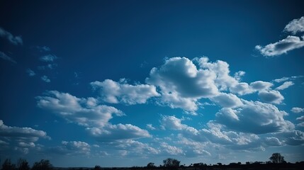 Wall Mural - beautiful natural blue sky