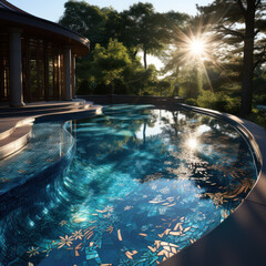 Poster -  This is a pool that sparkles in the sun
