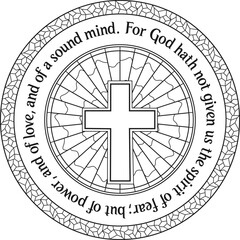  2 Timothy 1:7 coloring page