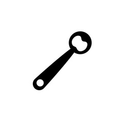 Poster -  Bottle opener icon vector, solid flat sign, illustration on white background.
