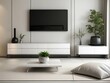 © Maule - minimalist style interior design of modern living room with tv