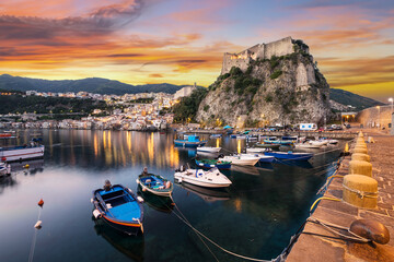 Wall Mural - Scilla, Italy Townscape in Reggio Calabria