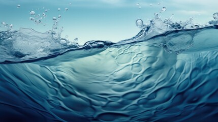 Poster - Water splash explosion.