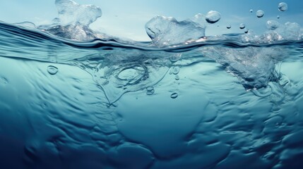 Poster - Water splash explosion.