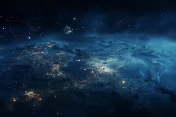 Wall Mural - a star map for a fantasy universe, astrology