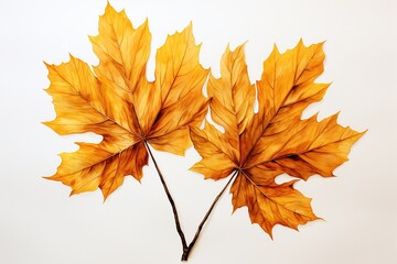 Poster - autumn maple leaves