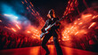 © EwaStudio - Lead Guitarist in Action. Rock Concert Performance