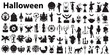 © Ridoy-Art  - Silhouettes of Element of Halloween black vector illustration