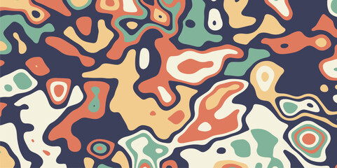 Fototapete - Abstract colorful paper cut background design .Modern vector illustrations with hand drawn organic shapes. Trendy multicolor contemporary design for prints,flyers,banners,brochures,invitations,covers.