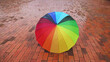 © Reji VR - A colorful umbrella on the floor