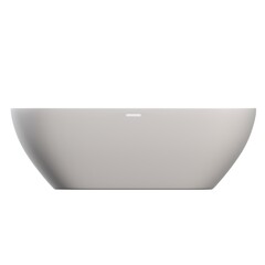 bathtub isolated on a white background, 3D illustration, and a CG render