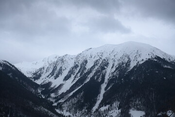  mountains in the winter