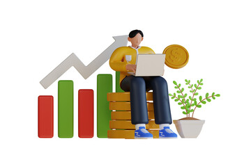 Poster - Financial Planning 3d Illustration