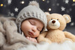 © PHdJ - Cute Baby with teddy bear, sweet