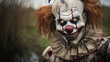  Scarry, horror Halloween clown 