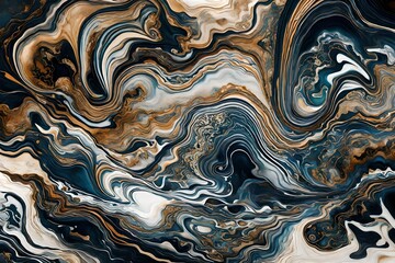 Wall Mural - Beautiful Natural Luxury. Marbleized effect. Ancient oriental drawing technique. Style incorporates the swirls of marble or the ripples of agate for a luxe effect. Very beautiful painting. Magic art