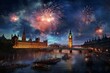 Celebrating the start of a new year in the United Kingdom. Generative AI