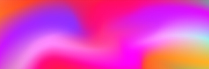 Aufkleber - horizontal multicolor neon holographic design for pattern and background.