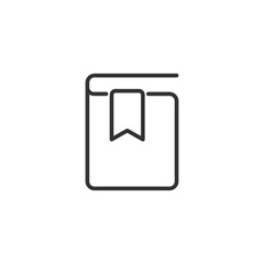 Wall Mural - book icon. bookmark symbol modern, simple, vector, icon for website design, mobile app, ui. vector i