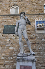 David statue by Michelangelo in Florence