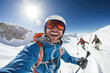 © pilipphoto - Happy smiling skier on the mountain