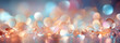 Pastel Bokeh: Abstract Shiny Background Texture with Soft Christmas Light