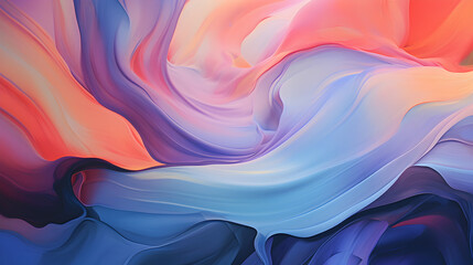 Wall Mural - abstract colorful background with waves
