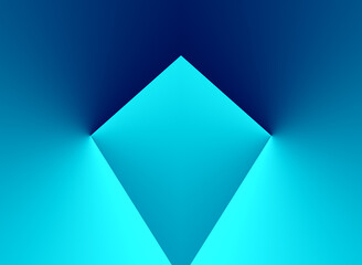Poster - Abstract blue background with gradient and smooth transitions, smooth lines