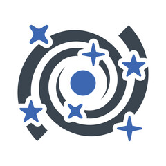 Wall Mural - Milky way Icon