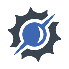 Wall Mural - Universe sun Icon 