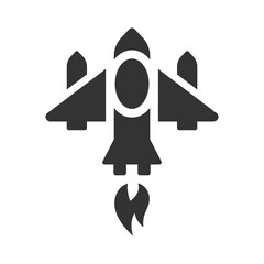 Wall Mural - Aerospace ship Icon