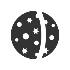Wall Mural - Mercury planet Icon